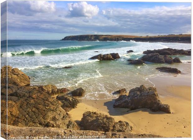 Isle of Lewis seascape  Canvas Print by Craig Hartley