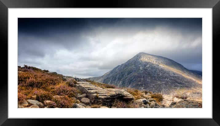 Snowdonia Wales Journey of Mountains Framed Mounted Print by John Williams