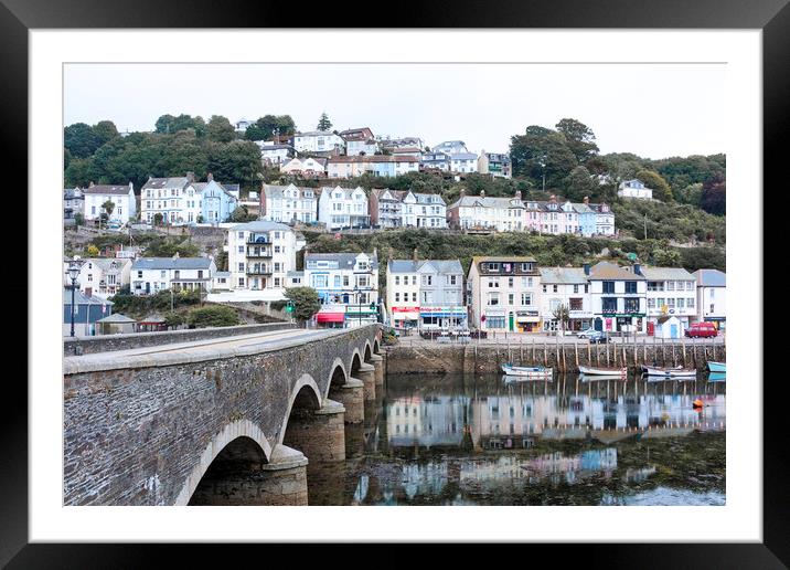 Looe Harbour Framed Mounted Print by Graham Custance