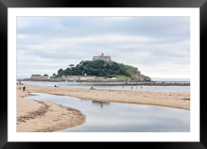 St Michael's Mount Framed Mounted Print by Graham Custance