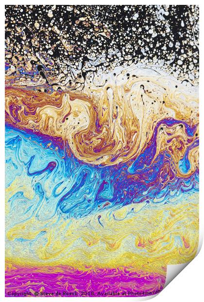 The Wave Print by Steve de Roeck