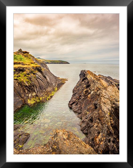 Abereiddy Bay, Pembrokeshire, Wales, UK Framed Mounted Print by Mark Llewellyn