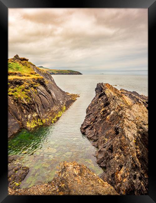 Abereiddy Bay, Pembrokeshire, Wales, UK Framed Print by Mark Llewellyn