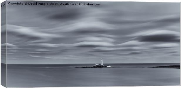 Lighthouse View Canvas Print by David Pringle