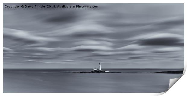 Lighthouse View Print by David Pringle