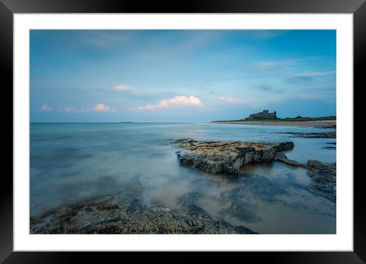 Bamburgh Castle, Northumberland Framed Mounted Print by Martin Williams