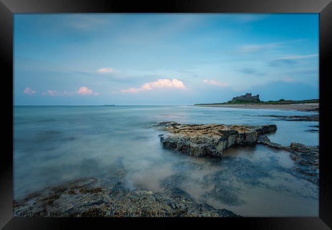 Bamburgh Castle, Northumberland Framed Print by Martin Williams