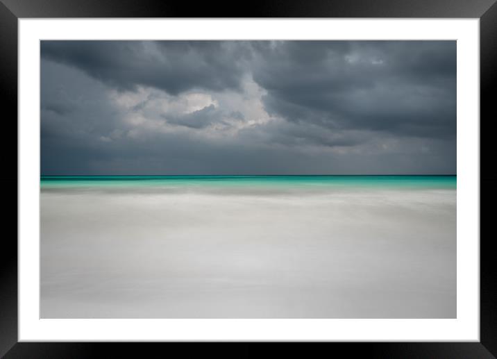 Calm in Paradise Framed Mounted Print by David Schofield