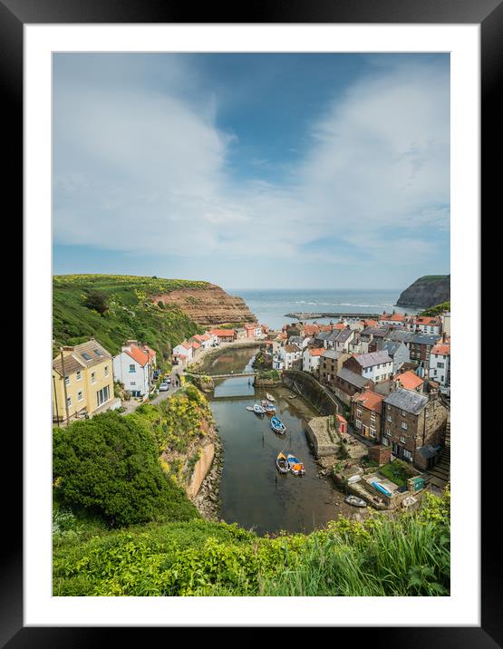 Staithes Framed Mounted Print by Jason Thompson
