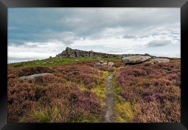 Over Owler Tor  Framed Print by Jason Thompson