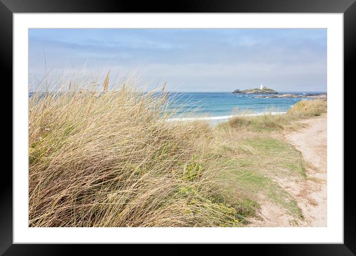 Godrevy Lighhouse Framed Mounted Print by Graham Custance