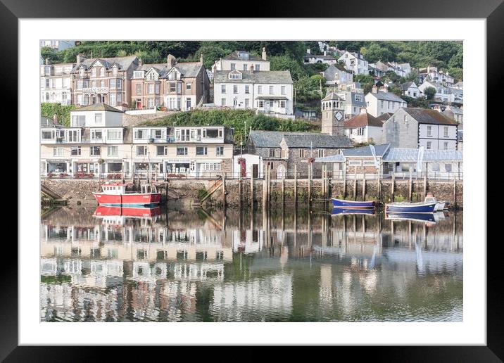 Looe Harbour Framed Mounted Print by Graham Custance