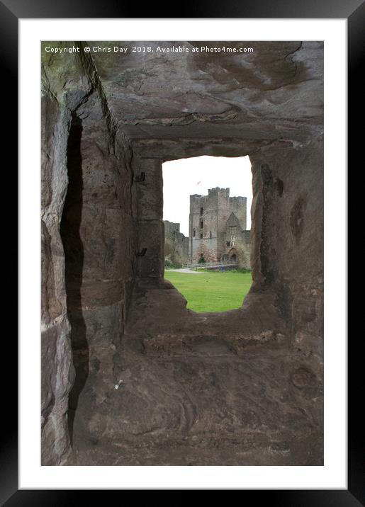 Ludlow Castle Framed Mounted Print by Chris Day