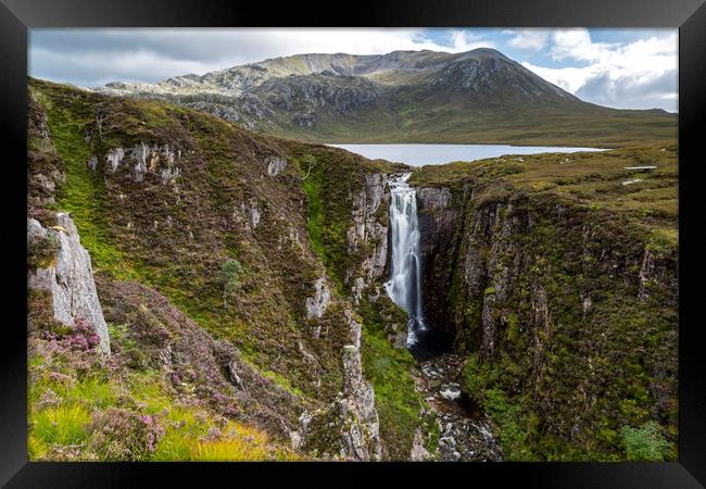 Wailing Widow Waterfall Framed Print by Derek Beattie