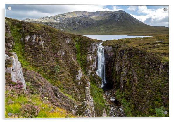 Wailing Widow Waterfall Acrylic by Derek Beattie