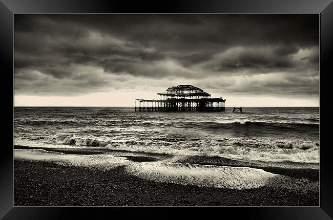 Brighton Pier Framed Print by Chris Manfield