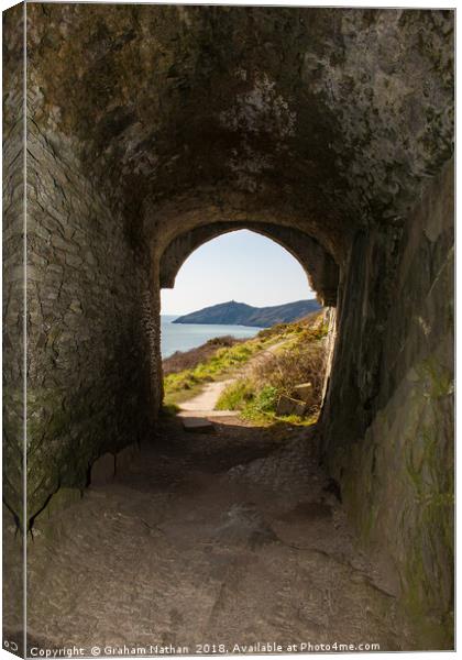 Majestic View of Rame Head Canvas Print by Graham Nathan