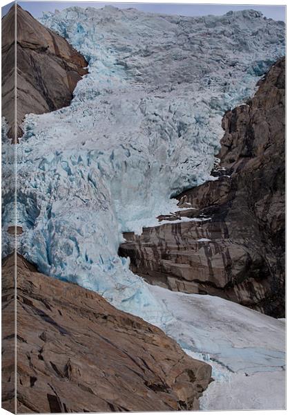 Gletscherzunge Canvas Print by Thomas Schaeffer