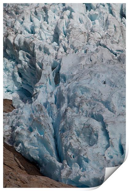 Gletscherzunge Print by Thomas Schaeffer