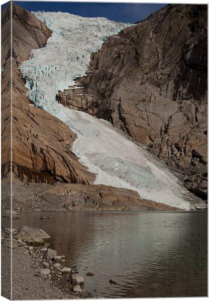 Gletscherzunge Canvas Print by Thomas Schaeffer