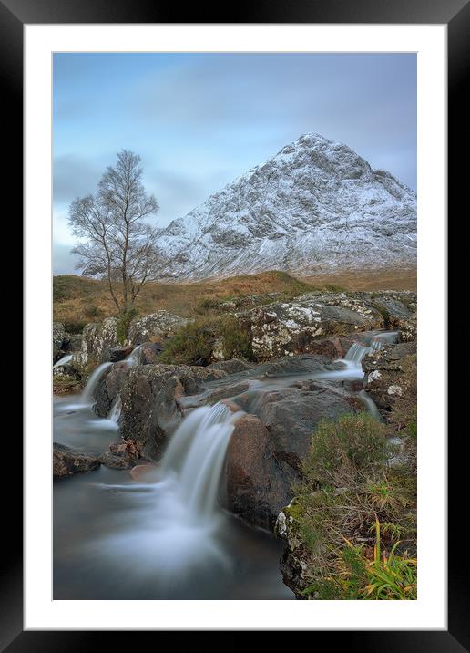 The herdsman of Etive, Scotland Framed Mounted Print by Miles Gray