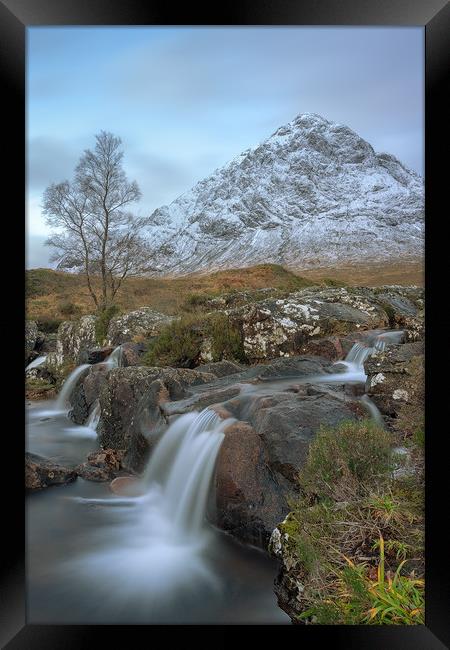 The herdsman of Etive, Scotland Framed Print by Miles Gray