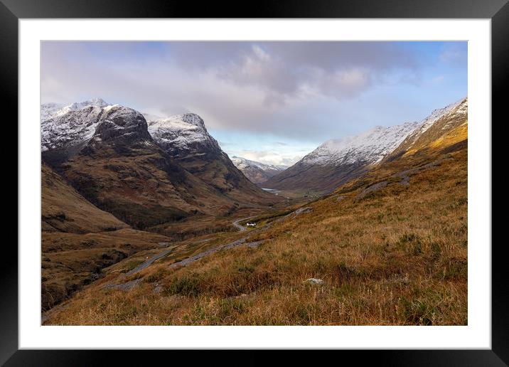 The Three Sisters of Glencoe Framed Mounted Print by Miles Gray
