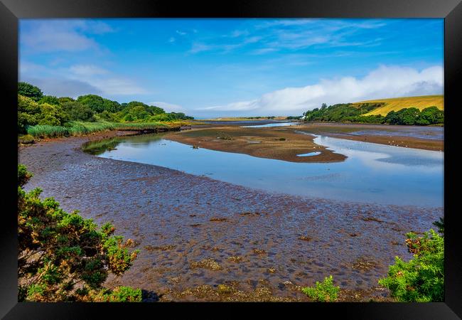 Newport Marshes, Pembrokeshire, Wales, UK Framed Print by Mark Llewellyn
