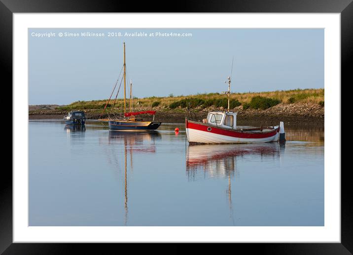 Tranquil Framed Mounted Print by Simon Wilkinson