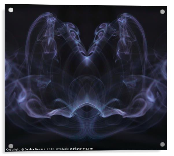 Smokey  Acrylic by Lady Debra Bowers L.R.P.S