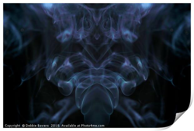 Alien Smoke  Print by Lady Debra Bowers L.R.P.S