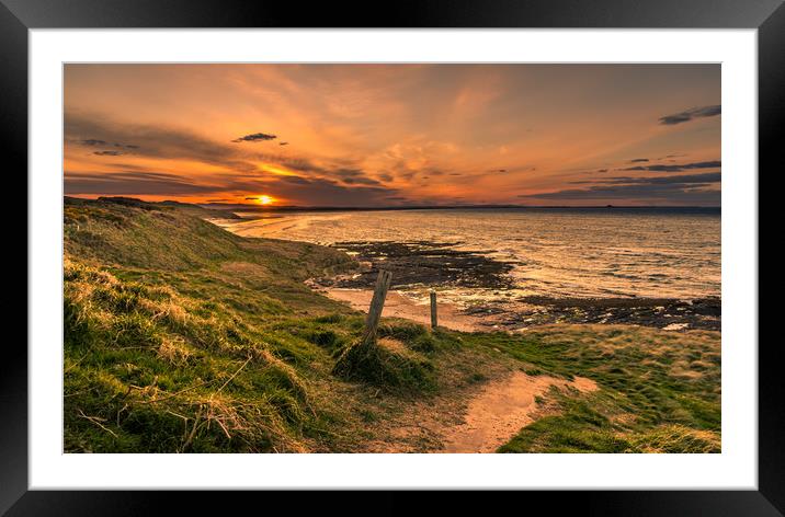 Path to the Sun Framed Mounted Print by Naylor's Photography