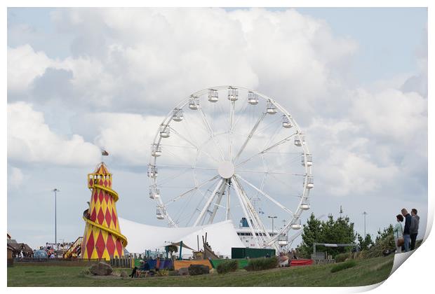 All The Fun Of The Fair Print by Steve Purnell