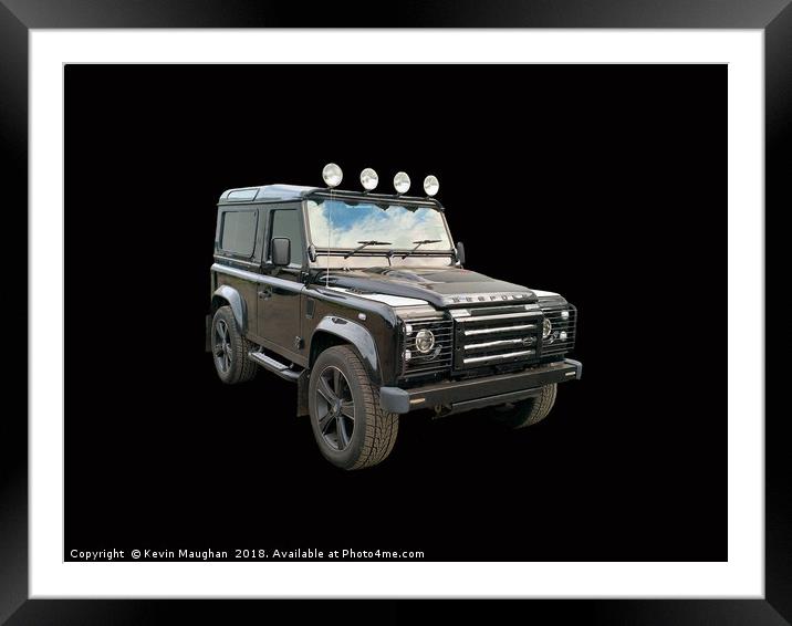 Landrover Framed Mounted Print by Kevin Maughan