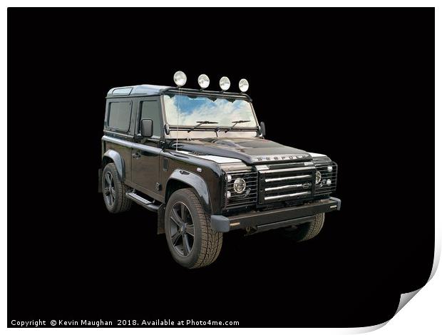 Landrover Print by Kevin Maughan