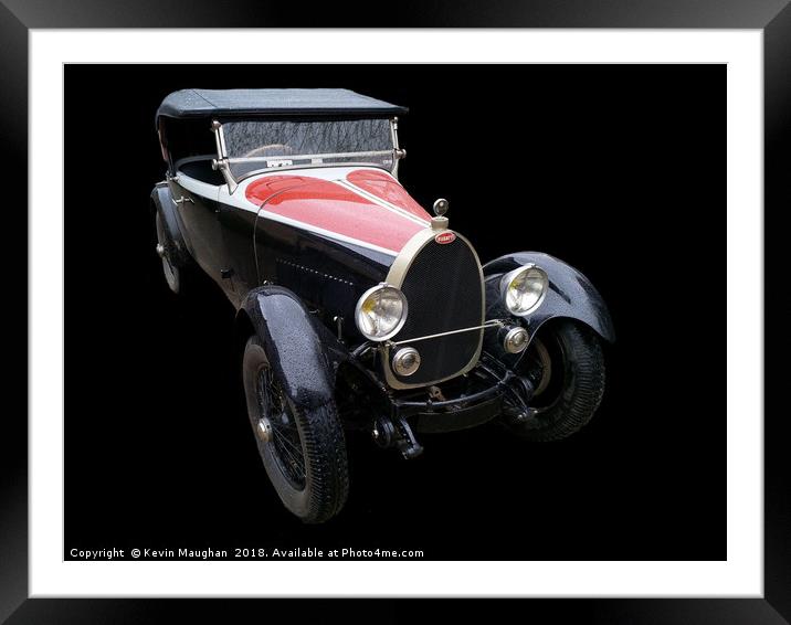 Bugatti Type 23 Framed Mounted Print by Kevin Maughan