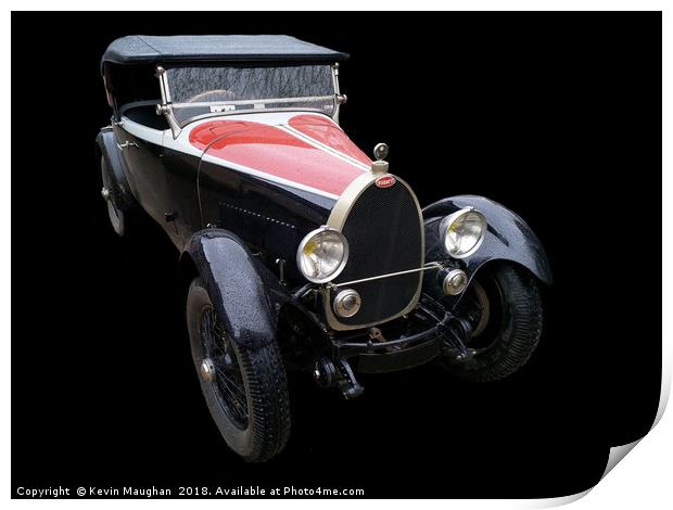 Bugatti Type 23 Print by Kevin Maughan