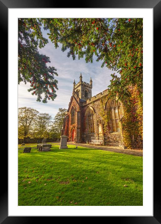 Golden Hour over Liberton Kirk Framed Mounted Print by Miles Gray