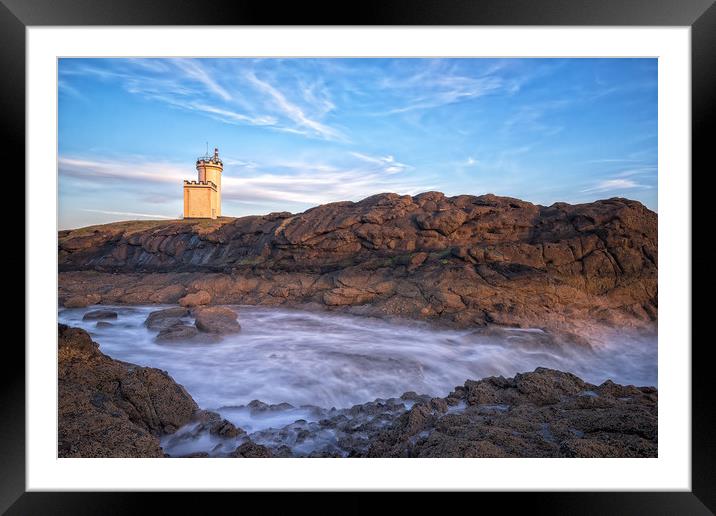 Long Exposure at Elie Lighthouse Framed Mounted Print by Miles Gray