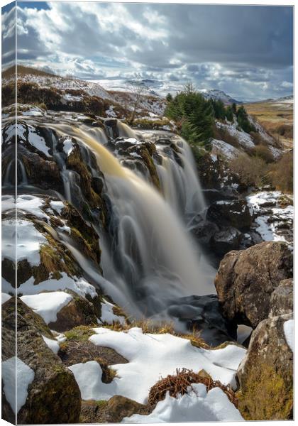Loup of Fintry on the River Endrick, Stirlingshire Canvas Print by Miles Gray