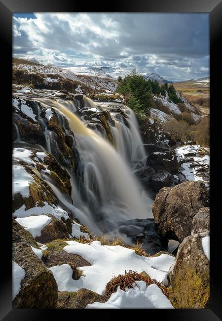 Loup of Fintry on the River Endrick, Stirlingshire Framed Print by Miles Gray