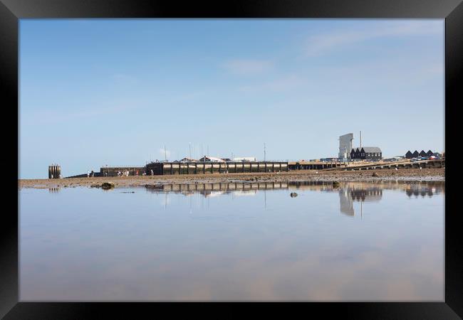 Whitstable Reflected Framed Print by Ian Hufton