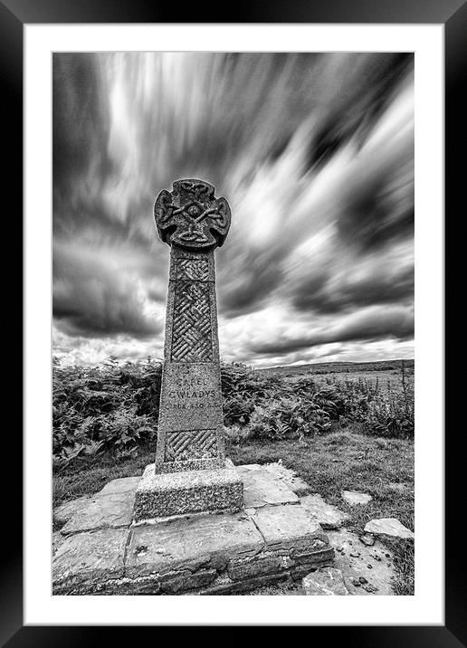 Thirty Seconds At Capel Gwladys Mono Framed Mounted Print by Steve Purnell