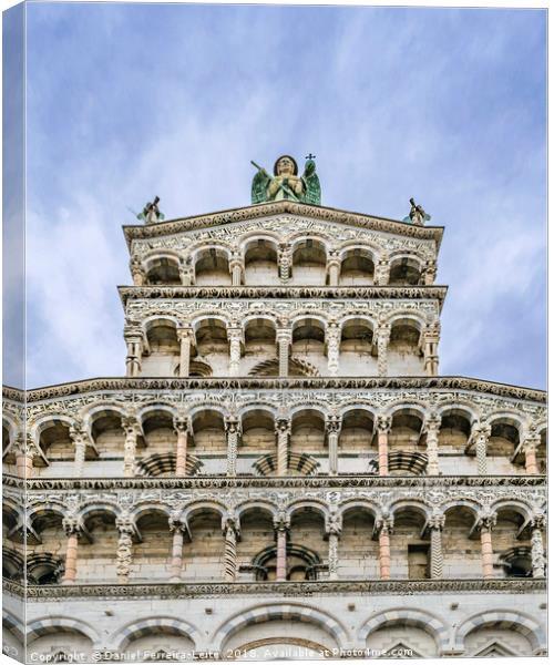 San Martino Cathedral, Lucca, Italy Canvas Print by Daniel Ferreira-Leite