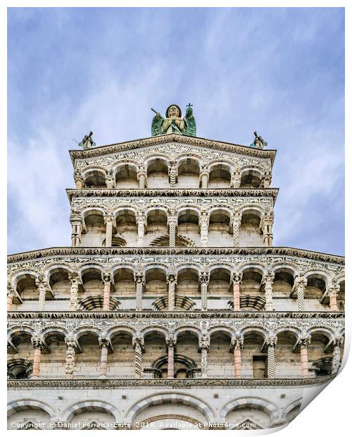 San Martino Cathedral, Lucca, Italy Print by Daniel Ferreira-Leite
