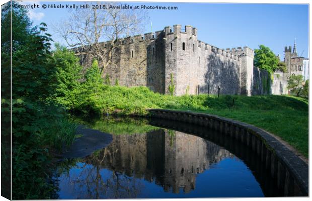Cardiff Castle on a sunny day Canvas Print by NKH10 Photography