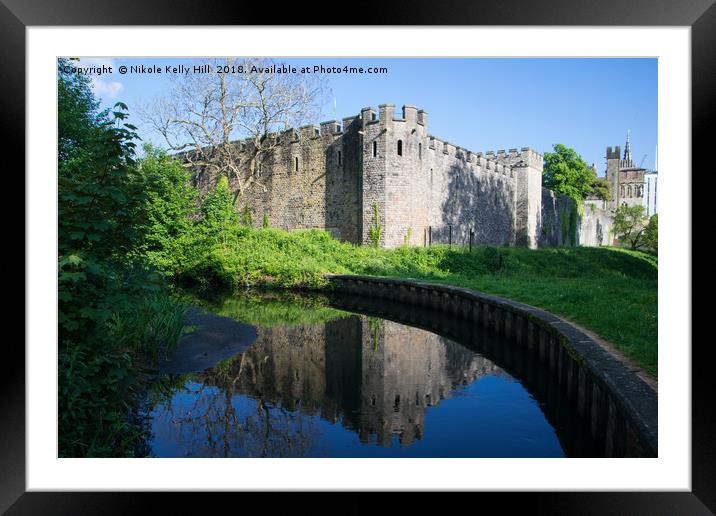 Cardiff Castle on a sunny day Framed Mounted Print by NKH10 Photography