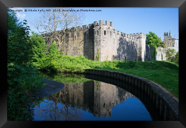 Cardiff Castle on a sunny day Framed Print by NKH10 Photography