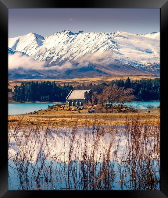 Church of the good Shepard Framed Print by Hamperium Photography