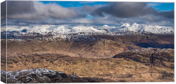 Looking North from Ben Lomond Canvas Print by George Robertson